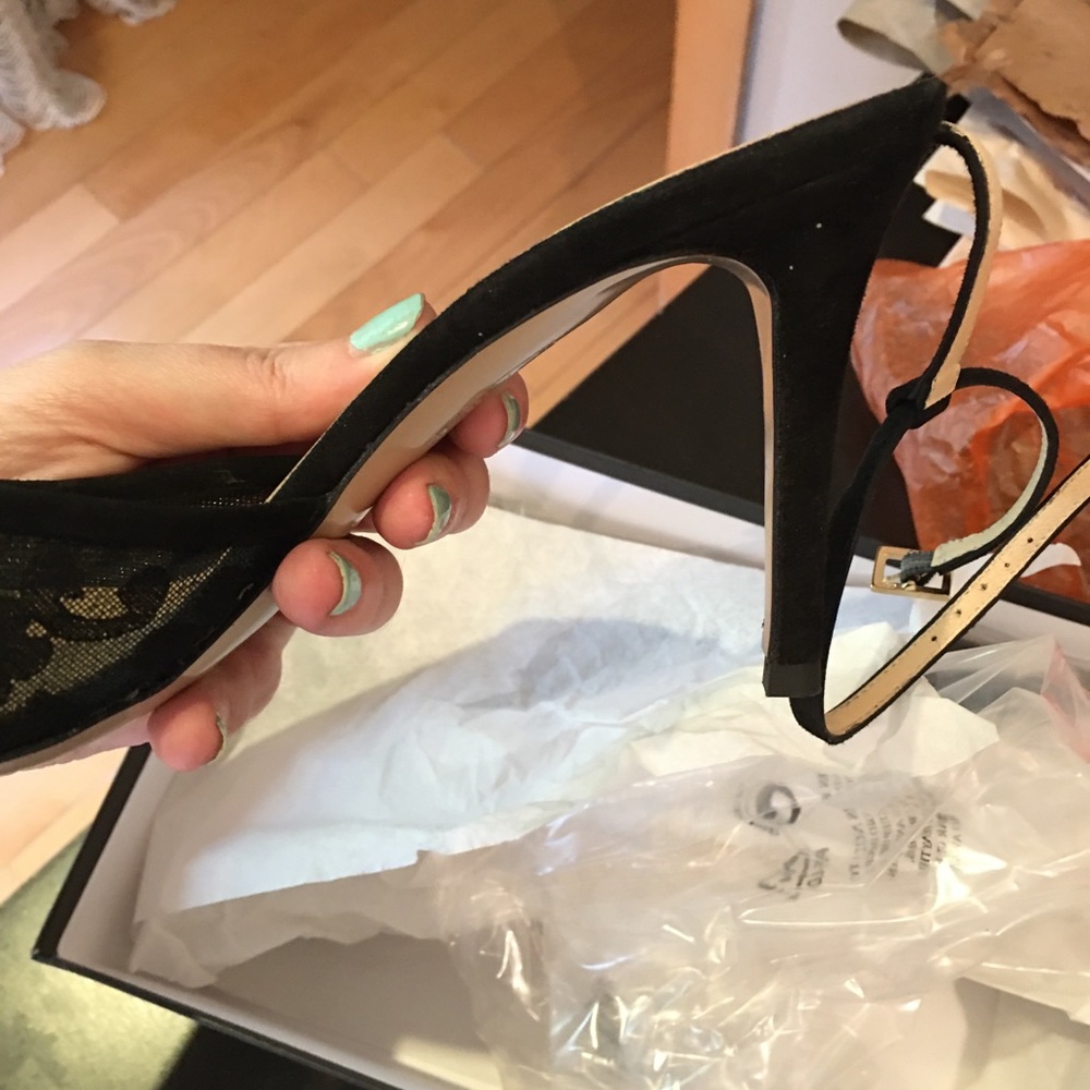 Barney’s ankle strap lace pumps - Picture 11 of 13